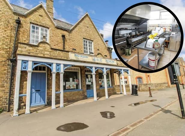 <p>A takeaway in a popular Peterborough village has gone on the market (image: Zoopla)</p>
