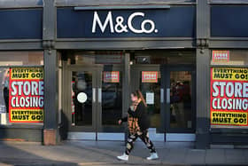 M&Co closed all their 170 stores this year putting 1910 jobs at risk after they went into administration for a second time in two years. (Photo by Martin Pope/Getty Images)