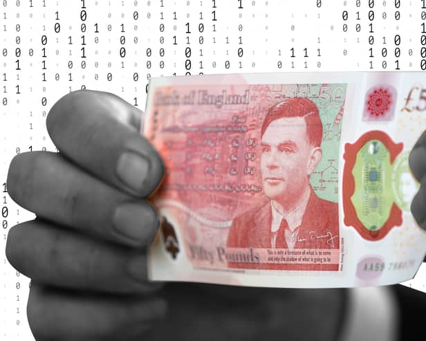Alan  Turing features on the new £50 note 