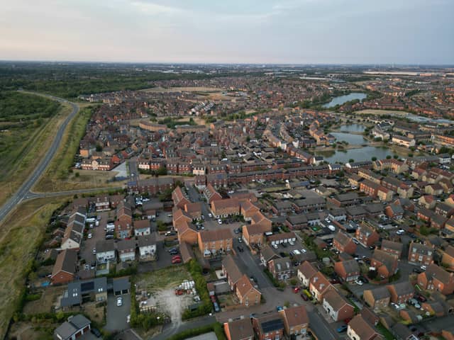 An aerial view of Hampton (image: Adobe).