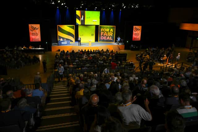 Lib Dem women’s group claims party has banned promotion of event over trans views. (Photo: Getty Images)