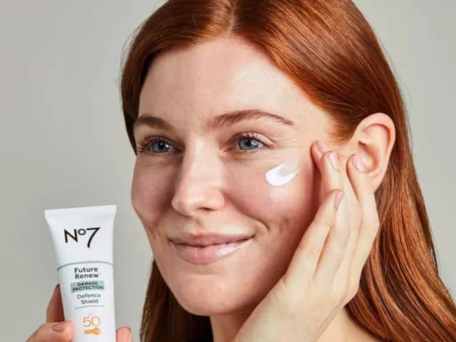 The No7 Future Renew UV Defence Shield SPF 50 is so popular it 'sold one every five seconds' on the day it was released. Photo by Boots.