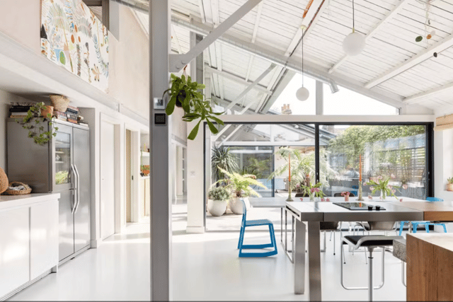 If an industrial aesthetic is your thing, this London home might be up your street