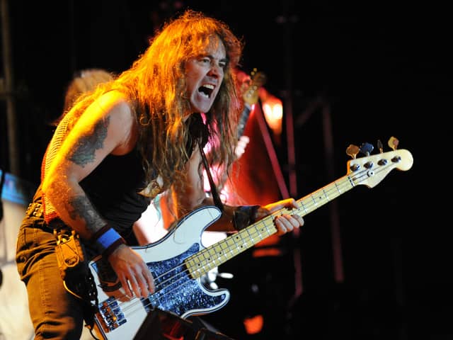 Legendary British rock band Iron Maiden will perform in Glasgow next year. 