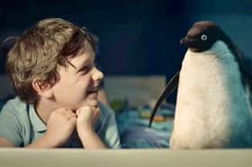 A pet penguin is desperate to find true love, bingeing on romantic movies and gazing in wonder at happy couples. The small boy who owns him orders him a bride for Christmas, but it turns out Monty's actually a cuddly toy brought to life by the magic of imagination. Tom Odell provides the song - a cover of John Lennon's 'Real Love'.