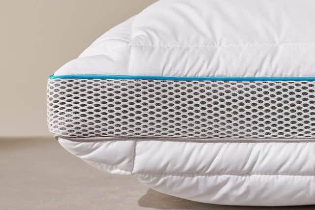 A soft or as thick as you want it to be, the Hybrid Pillow is really clever