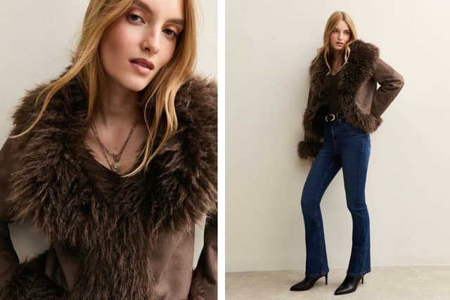 This brown faux suede jacket from New Look is the retro comeback you need