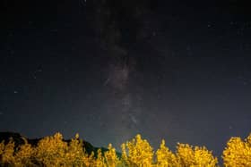 Meteors of the Orionid meteor shower, as seen from Lebanon in 2021