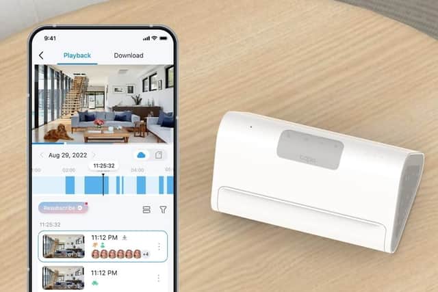 The hub knits all your Tapo devices together - and acts as a huge storage device