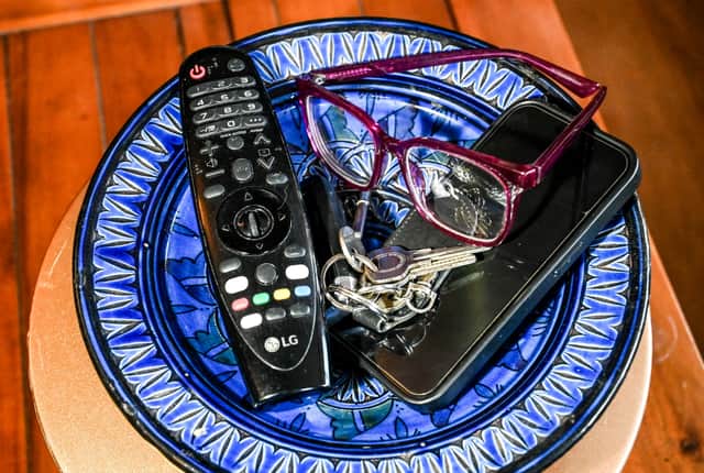 Other frequently misplaced items include the TV remote, house keys and earbuds or headphones.