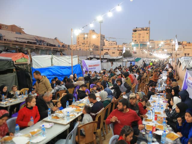 The Grand Iftars are currently underway in Gaza and Syria and have been carried out across Iraq, Pakistan, Somalia, Sudan and Yemen.