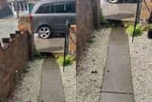 Hail shower in Peterborough on Tuesday 9 June.