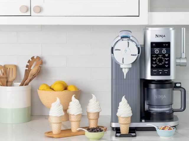 The Ninja CREAMi Scoop and Swirl can make soft serve, scoopable ice cream, gelato, sorbet and milkshakes  