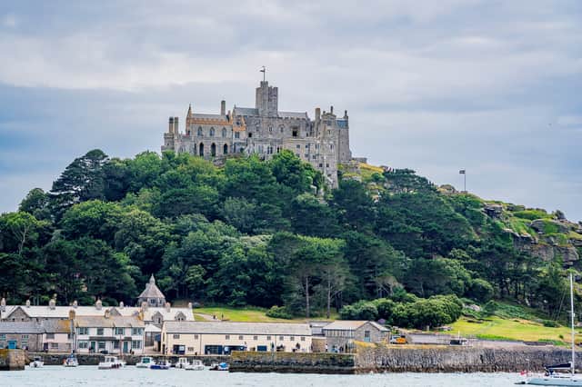 St Michaels Mount in Cornwall ranked fifth in the list