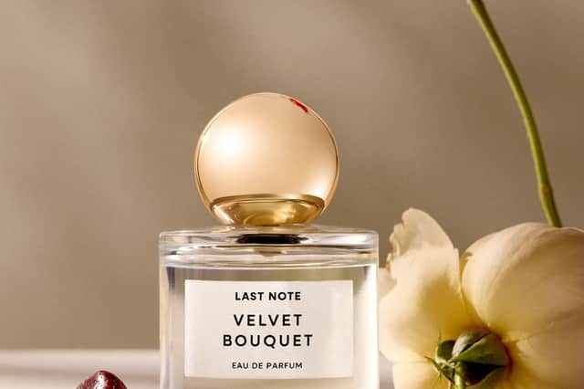 Last Note Velvet Bouquet Eau de Parfum, one of five fragrances in the Boots Last Note collection.