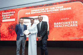 Barchester Healthcare's all-electric kitchen designs were celebrated