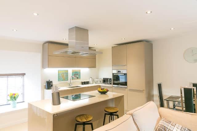 Inside the apartments