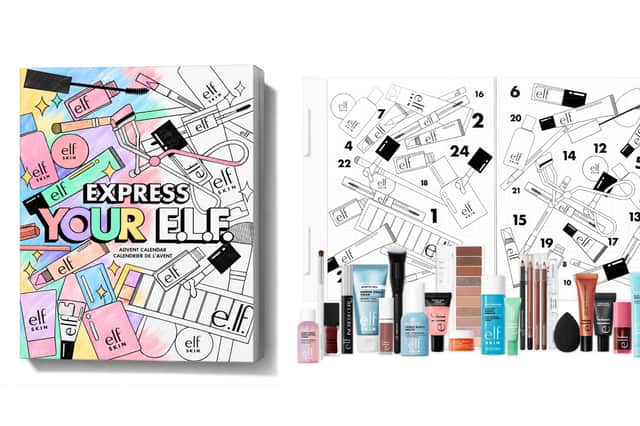 e.l.f.'s new Express Your e.l.f. 24-Day Beauty Advent Calendar 2026