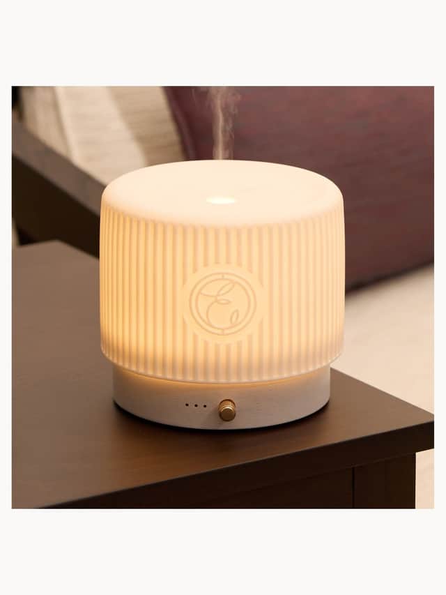 Create a calming, spa-inspired atmosphere at home with the ESPA Wellness Aromatherapy Diffuser.