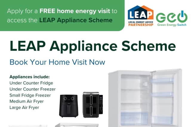 LEAP Appliance Scheme offers eligible residents free replacements.