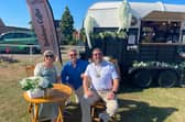 Cllr & Mrs Chris Harper with Cllr Steve Allen at Eye Festival