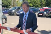 Paul Bristow at Bishops Road car park. 