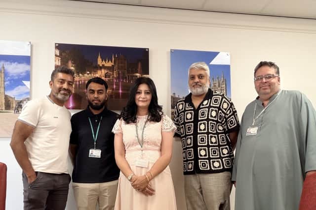 PCC Leader Cllr Shabina Qayyum pictured centre