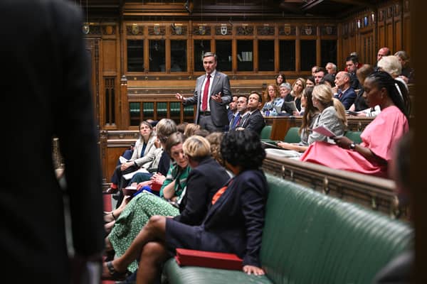 Andrew Pakes MP speaking in the House of Commons
