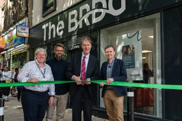 Andrew at the opening of the BRDG Hub in Peterborough City Centre