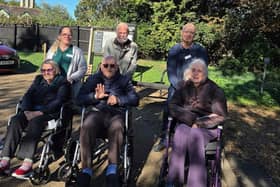 Bayleaf residents and staff at Houghton Mill