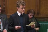 Sam Carling speaking in Parliament