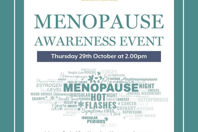Bayleaf Care Home in Huntingdon is hosting a Menopause Awareness on 29th October at 2pm