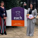 Council Leader Shabina Qayyum on a visit to each charity.