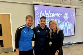 Louis Smith with Mr Markham and Mrs. Clulow