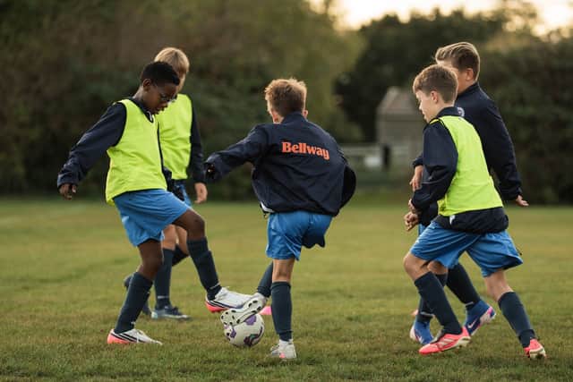 The team play at Woodlands Sports Pitches in Castor, just a few miles from Bellway’s Elder Brook development in Alwalton.