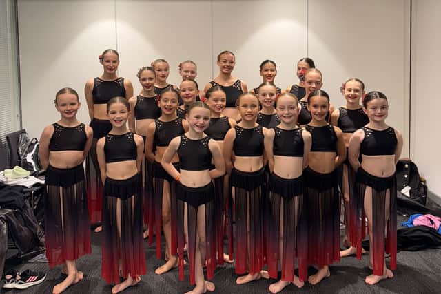 The dancers pictured ahead of their main stage performance at CYD?