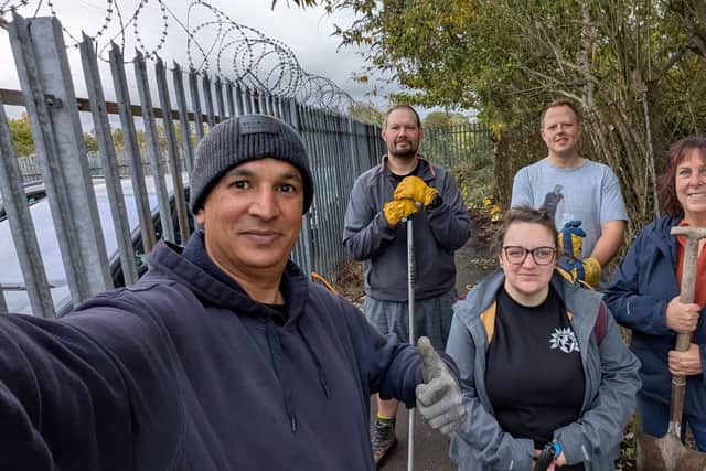 Some of the workers