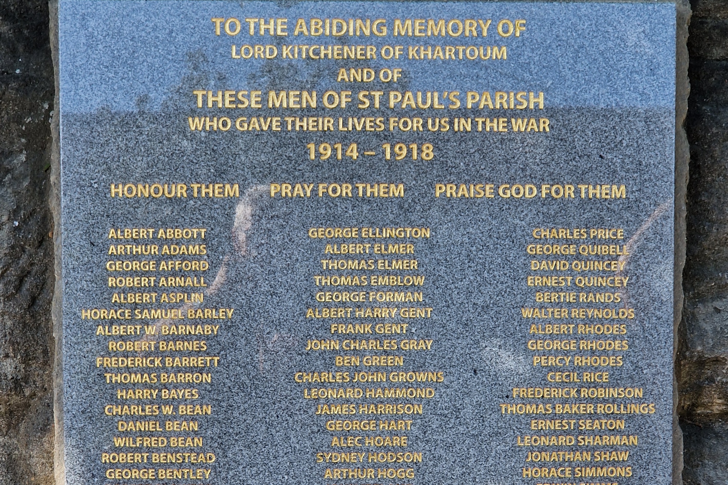 Remembrance Day Service at Peterborough’s First War Memorial