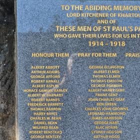 The New Memorial Plaque