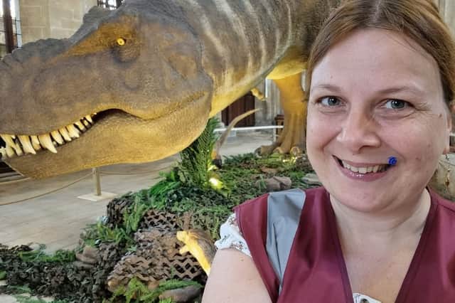 Volunteering at Peterborough Cathedral for T-Rex The killer Question