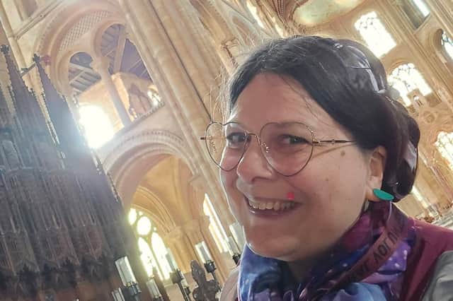 Volunteering at Peterborough Cathedral for the Titanosaur Exhibition