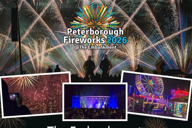 Peterborough Fireworks The Embankment