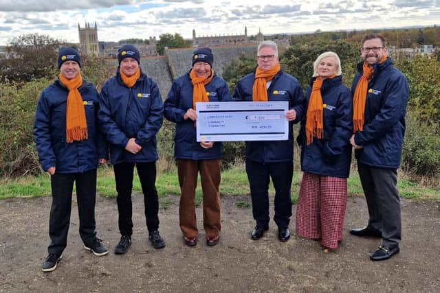 1. Representatives from MM Wealth joined the Foundation to launch this year’s Surviving Winter Appeal with a cheque handover.