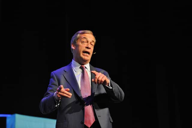 Nigel Farage at KingsGate Conference Centre in Peterborough