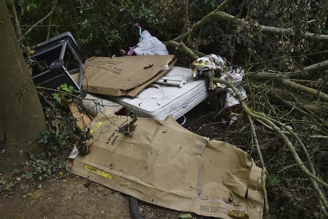 Fly tipping at Bringhurst woods, Orton  Goldhay EMN-190909-153255009