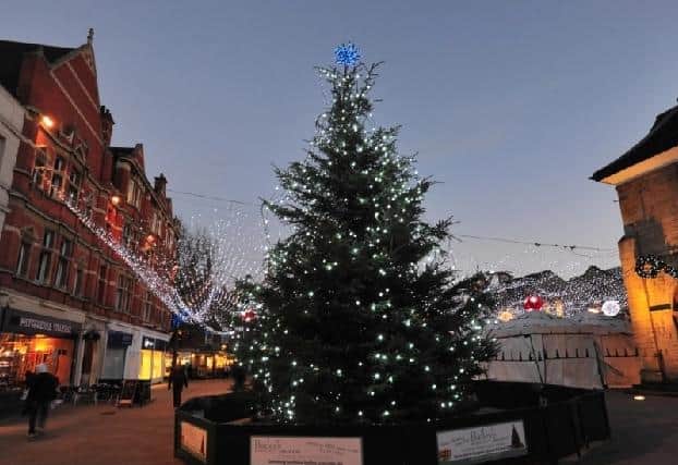 A real Christmas tree will return to Peterborough's high street for the first ime since 2014