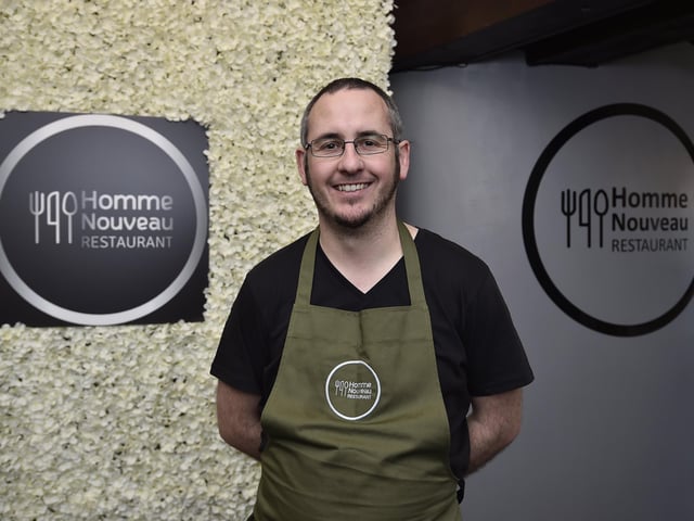 Chris Newman at his Homme Nouveau restaurant at Whittlesey. EMN-190911-171333009