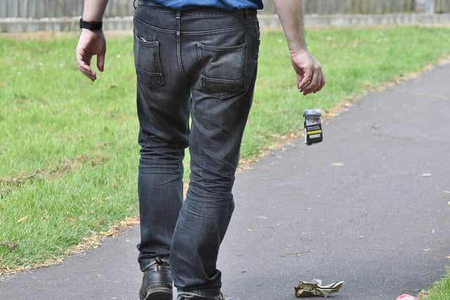 Fixed penalty notices are handed out for littering