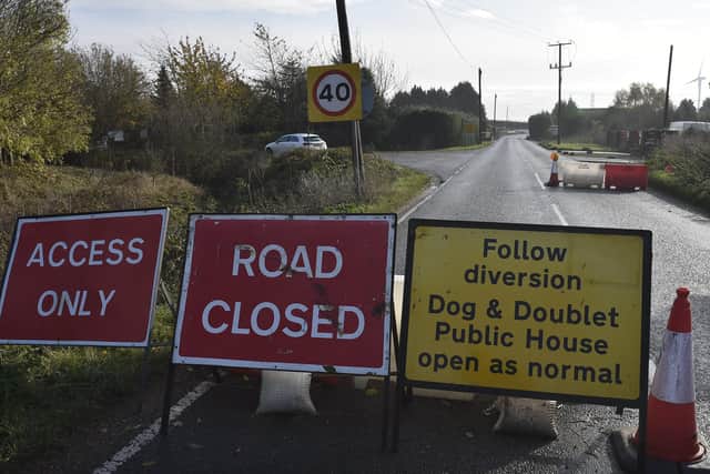 North Bank has been closed due to flooding