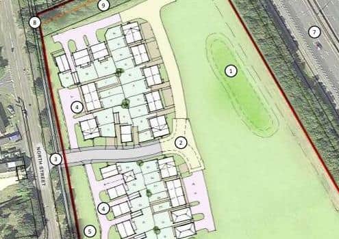 Plans for the new homes